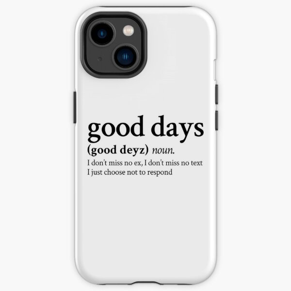 Good Days by SZA Stick The Song iPhone Tough Case RB0903 product Offical SZA Merch