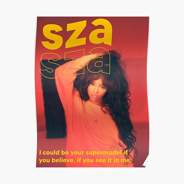 sza collage Poster RB0903 product Offical SZA Merch