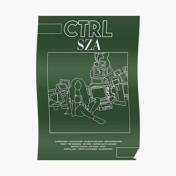 CTRL - SZA Poster RB0903 product Offical SZA Merch