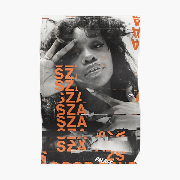 SZA Glitch Poster Poster RB0903 product Offical SZA Merch