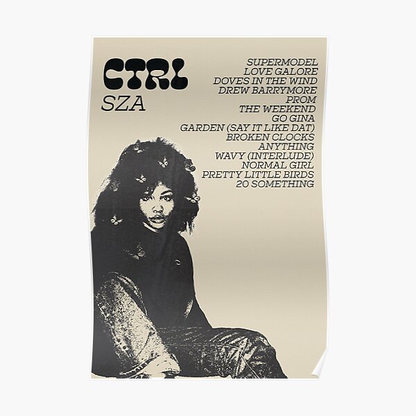 SZA CTRL Poster Poster RB0903 product Offical SZA Merch