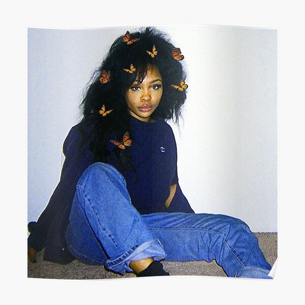 butterfly sza Poster RB0903 product Offical SZA Merch