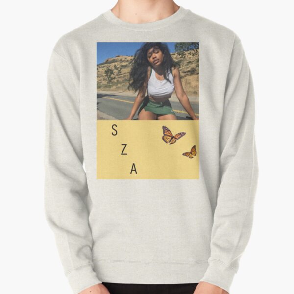 SZA with butterfly Pullover Sweatshirt RB0903 product Offical SZA Merch