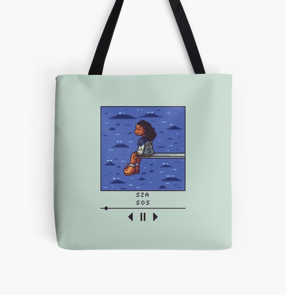 SZA Pixel Art SOS Album Spotify Kill Bill Song All Over Print Tote Bag RB0903 product Offical SZA Merch