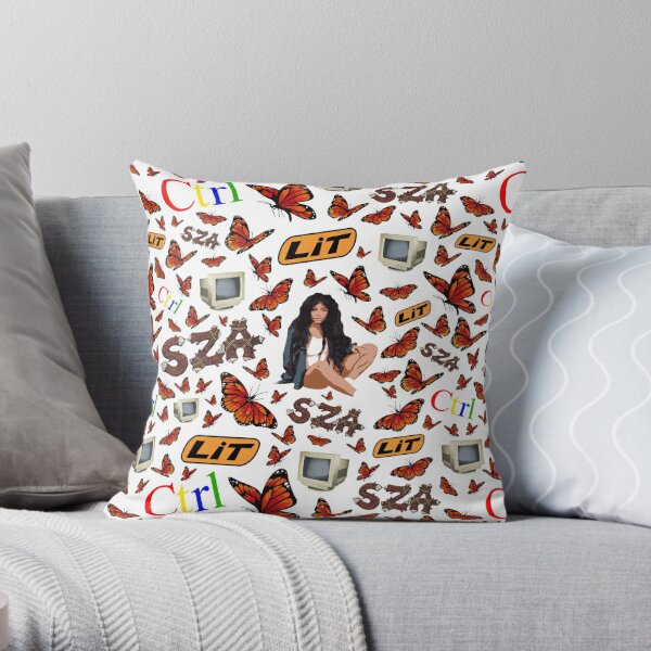SZA Fan Pack All Over Pattern Throw Pillow RB0903 product Offical SZA Merch
