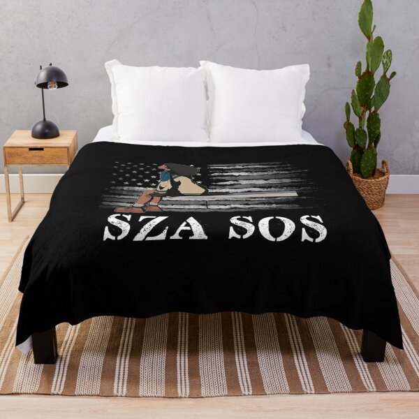 Sza Sos a Sza Sos a Sza Sos Throw Blanket RB0903 product Offical SZA Merch