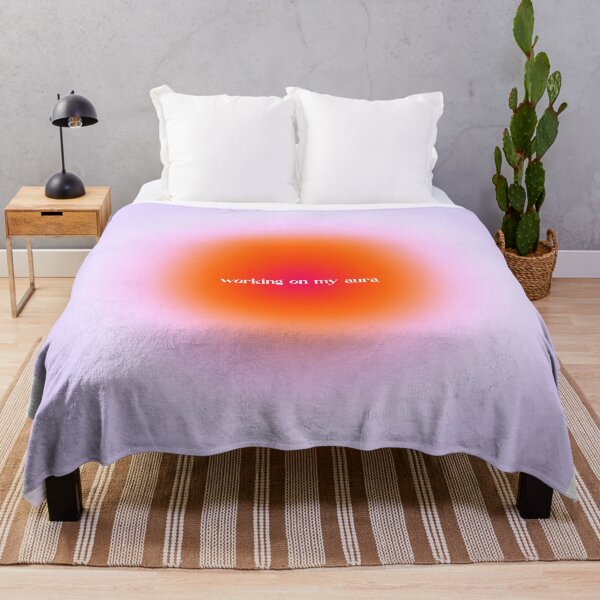 Working On My Aura Gradient, SZA Love Galore Throw Blanket RB0903 product Offical SZA Merch