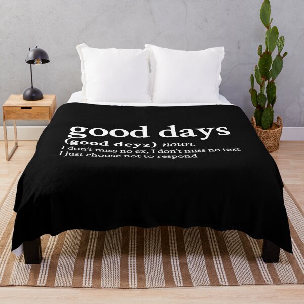 Good Days by SZA Stick The Song Throw Blanket RB0903 product Offical SZA Merch