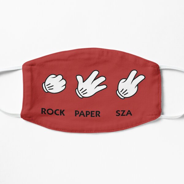 Rock, Paper, SZA - Daylyt vs. Tay Roc Rap Battle Flat Mask RB0903 product Offical SZA Merch