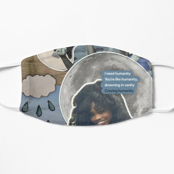 SZA Memories Collage Flat Mask RB0903 product Offical SZA Merch