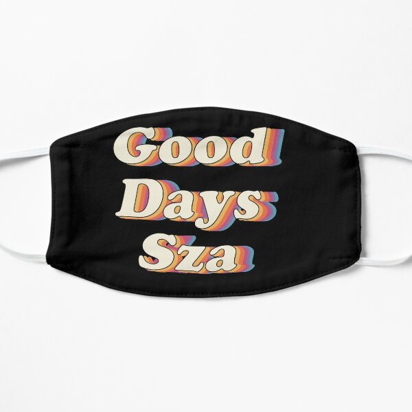 Good Days Sza - Retro Rainbow Style, Sticker, Shirt, Mask Flat Mask RB0903 product Offical SZA Merch